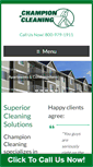 Mobile Screenshot of championcleaning.com